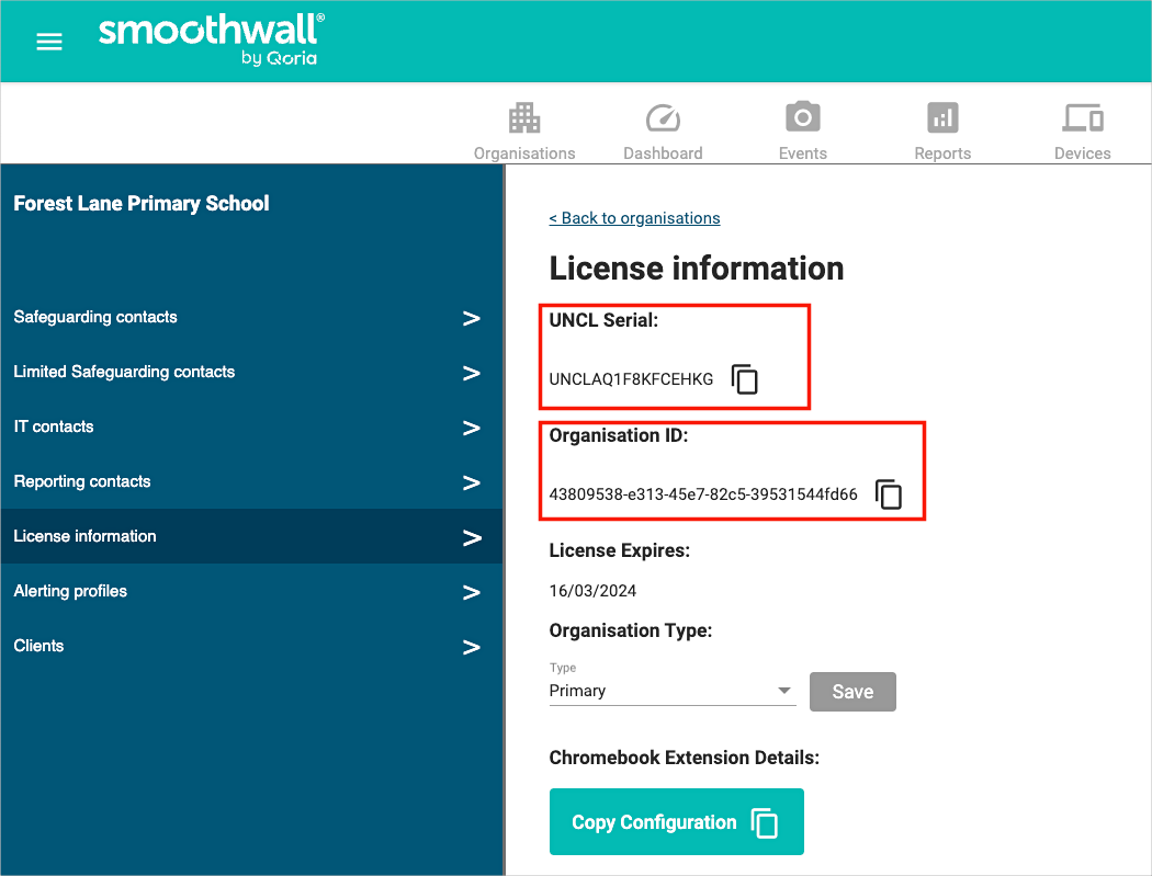 11 UNCL serial and Org id.png